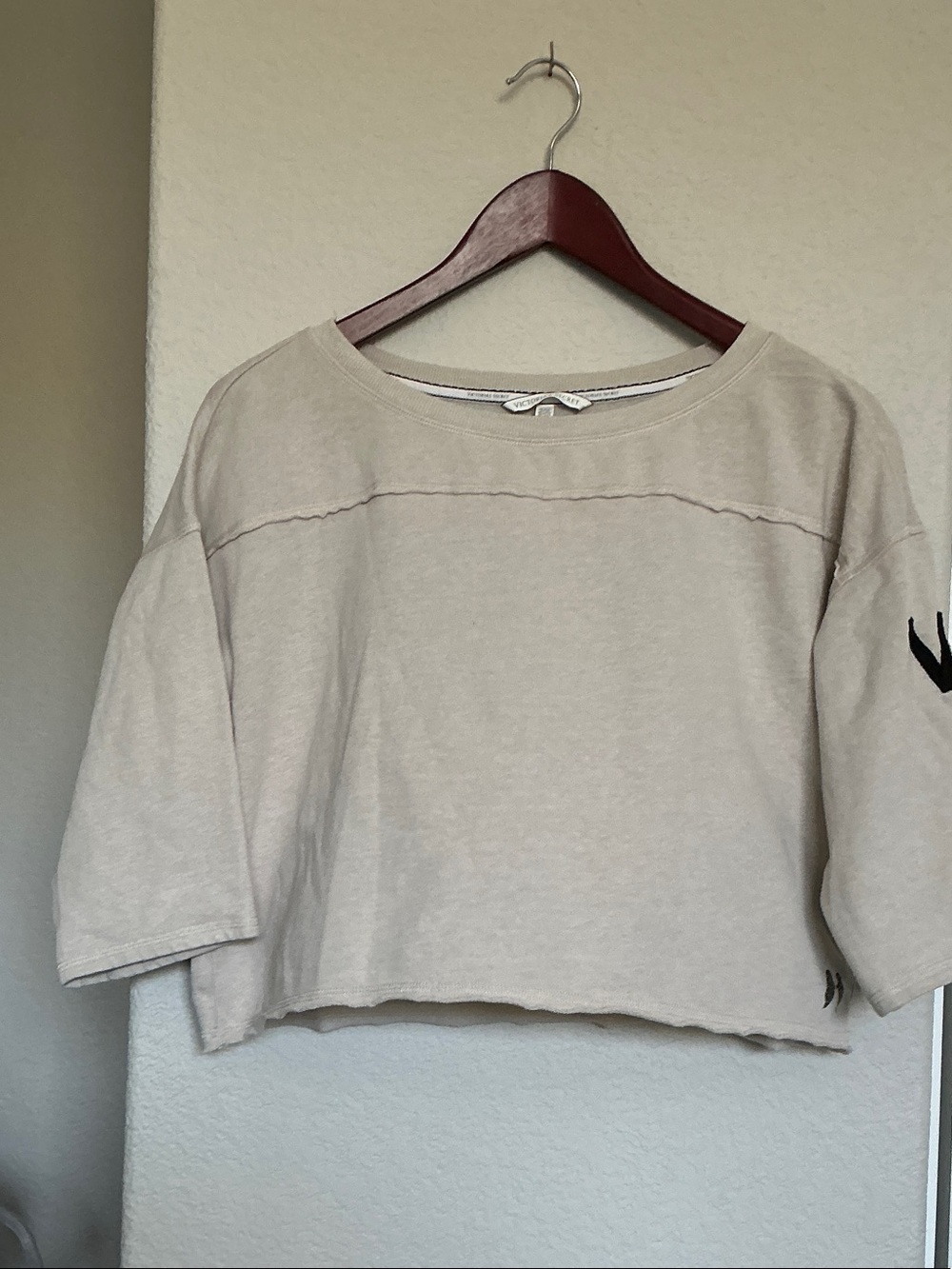 Victoria’s Secret Angel Essentials Off-Duty Terry Boatneck Sweatshirt